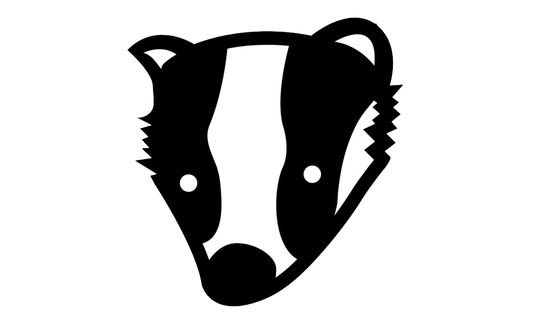 Badger Download Png Image (white, lavender, black, silver)