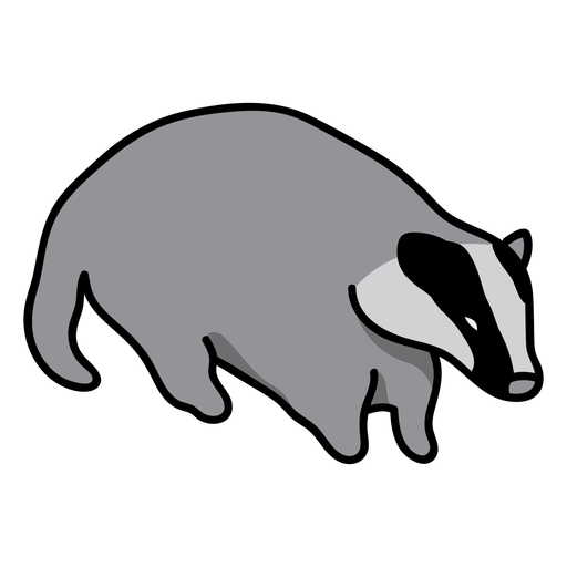 Badger Png Isolated Hd (black, gray, silver)