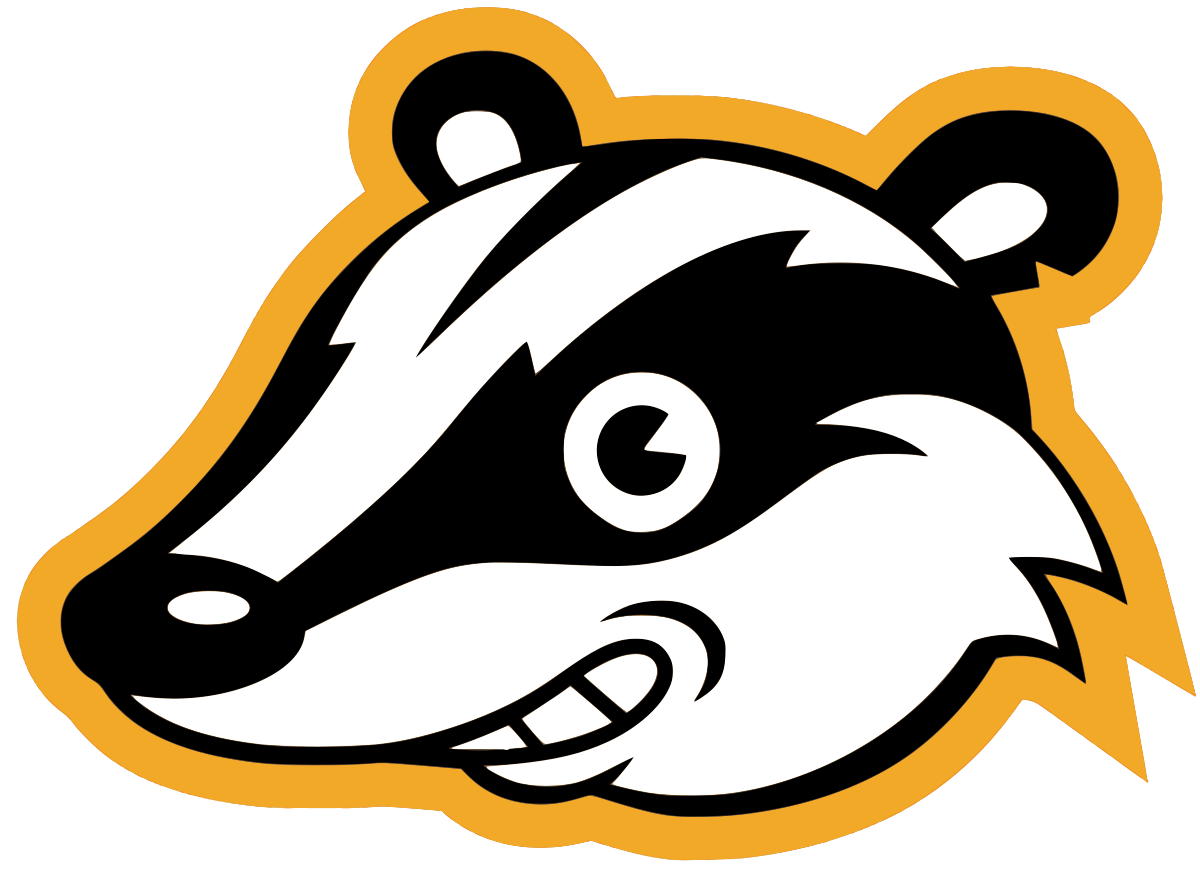 Badger Png Photos (white, orange, black)