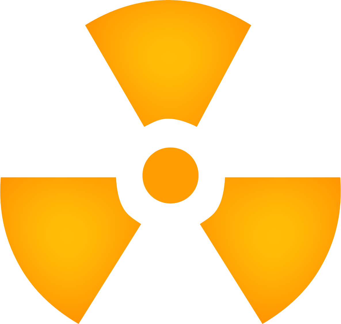 Radiation Png Isolated Transparent Image (orange, black)