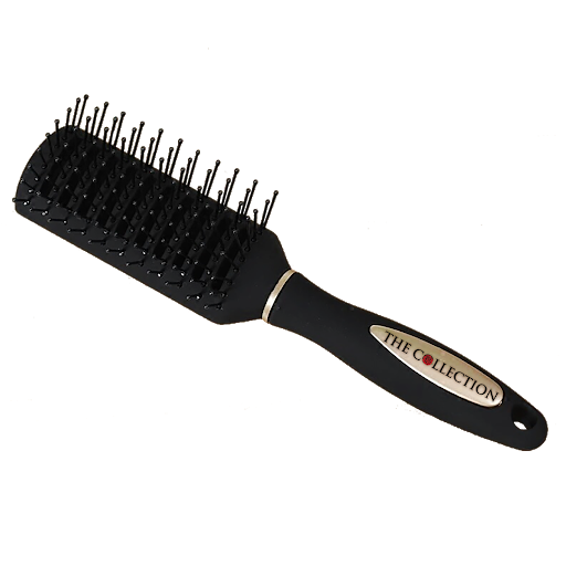 Ladies Hair Brush Png Image (black)