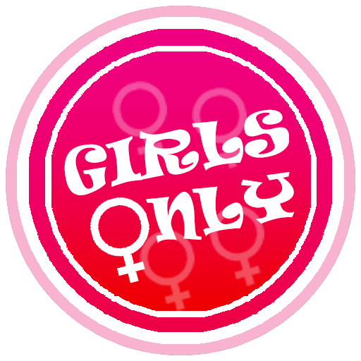 Ladies Only Png Clipart (white, pink, purple, lavender)