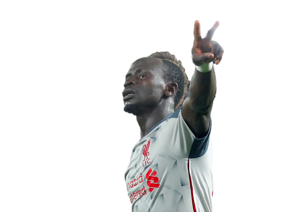 Sadio Mane Png Image (black, silver, white, gray)