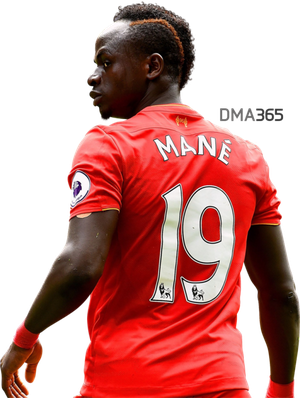 Sadio Mane Png Photo (black, maroon)