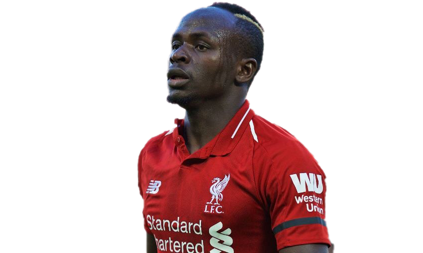 Sadio Mane Transparent Png (maroon, black, white)