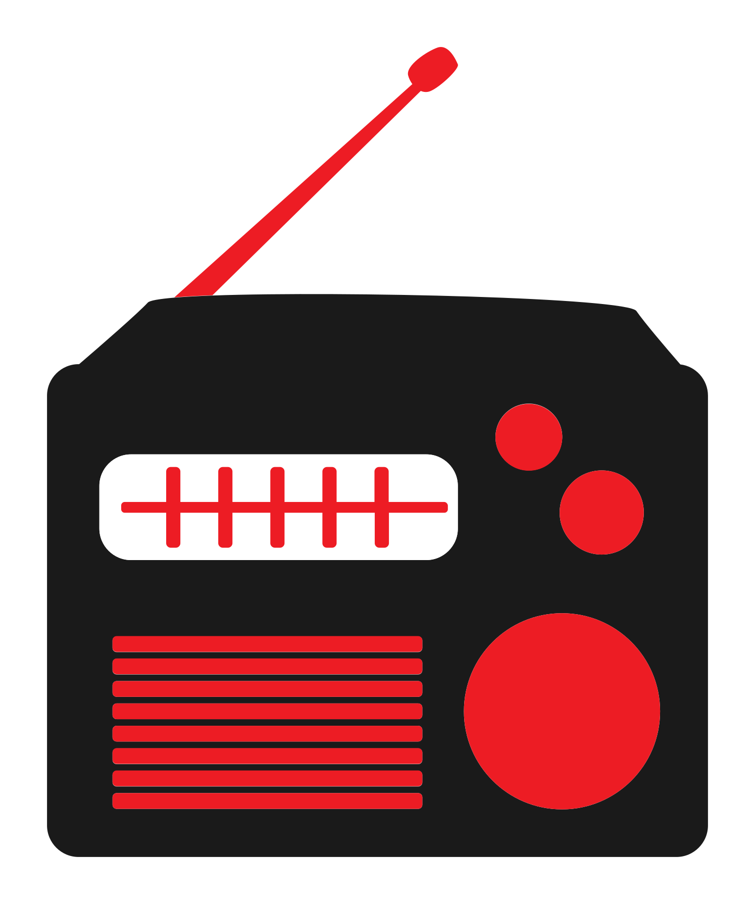 Radio Png Isolated Hd (gray, red, black, indigo, white)