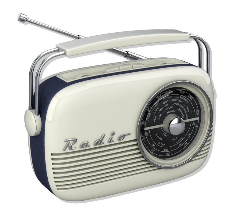 Radio Png Photos (gray, silver, beige)