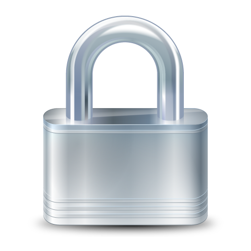 Padlock Png Free Download (white, silver, lavender, black)