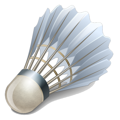 Badminton Birdie Png Clipart (white, silver, gray)