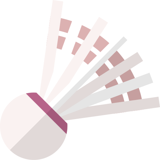 Badminton Shuttlecock Free Png Icon (beige, lavender, black, silver, white)