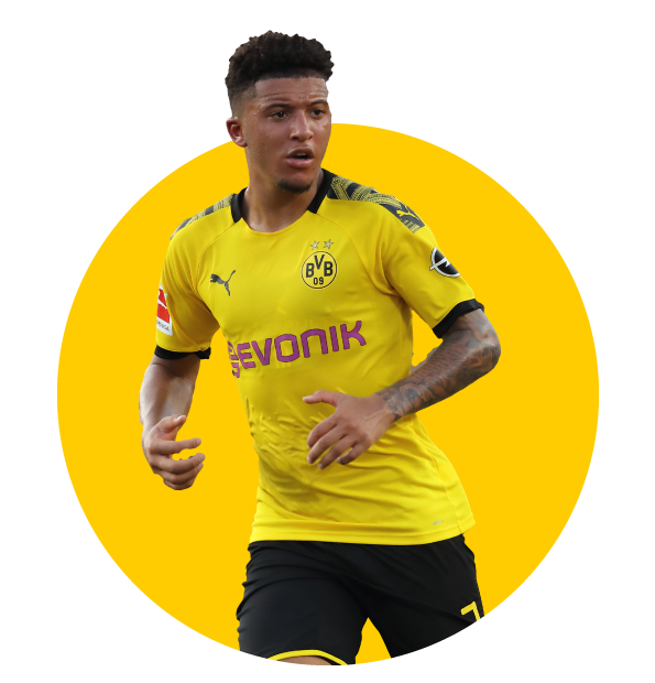 Jadon Sancho Png Image (black, gold)