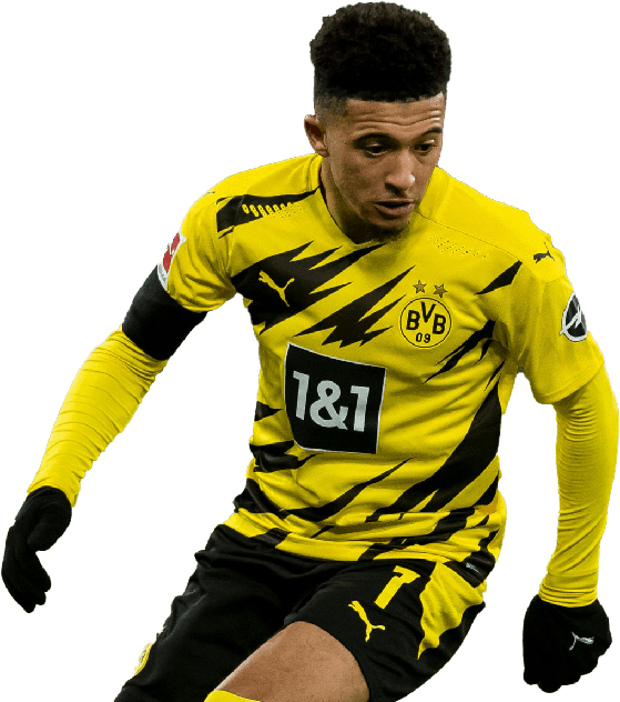 Jadon Sancho Png Isolated Hd (black)