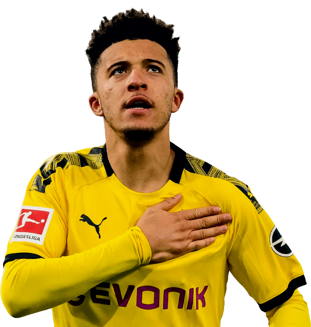 Jadon Sancho Png Pic (black, gold)