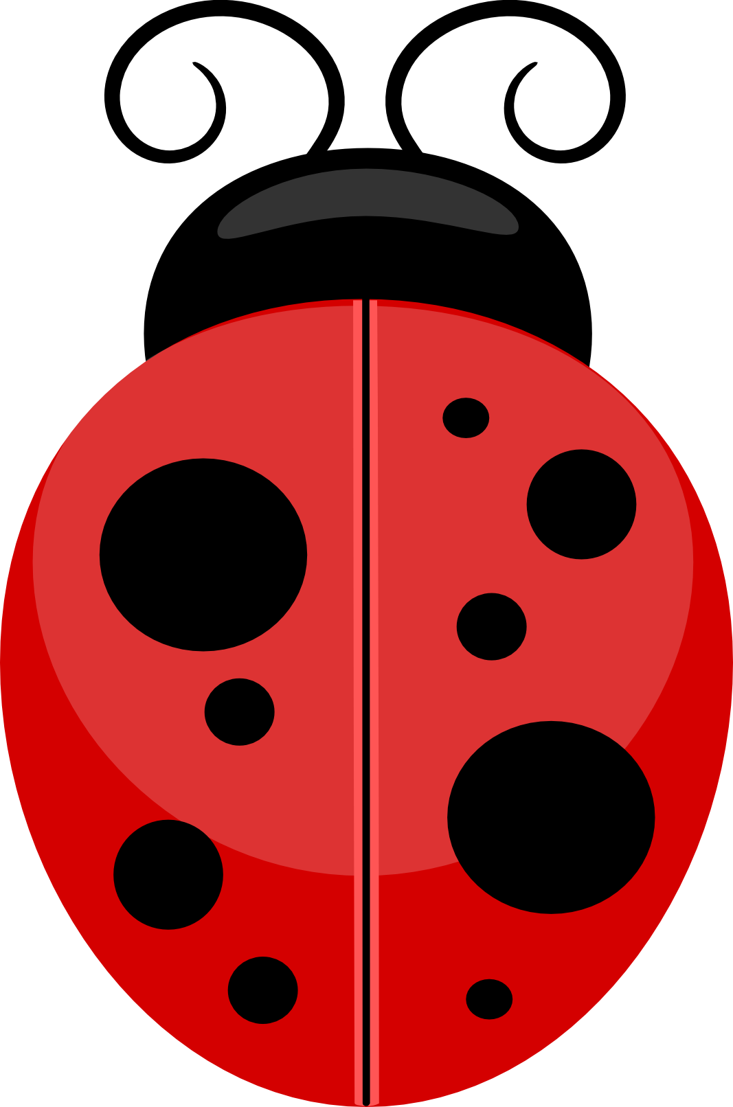 Ladybird Transparent Background (white, red, chocolate, black)