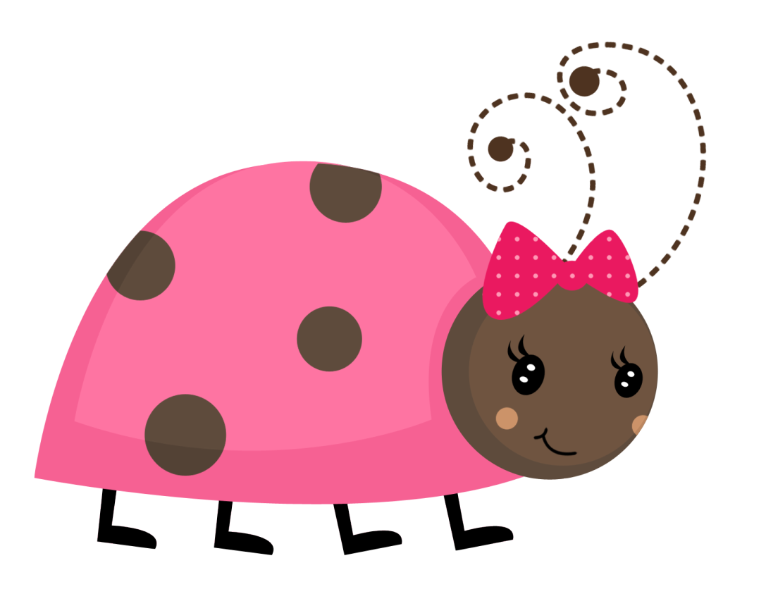 Ladybug Cute Insect Transparent Png (black, olive, gray, salmon)