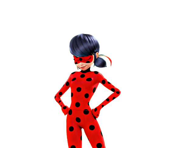 Ladybug Miraculous Png Clipart (black)