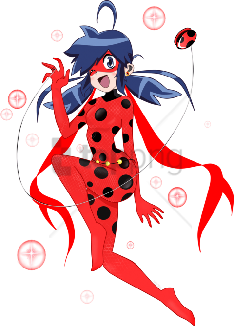 Ladybug Miraculous Png Isolated Photos (white, red, indigo)