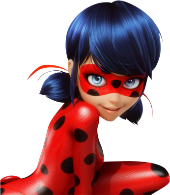 Ladybug Miraculous Png Isolated Pic (black)