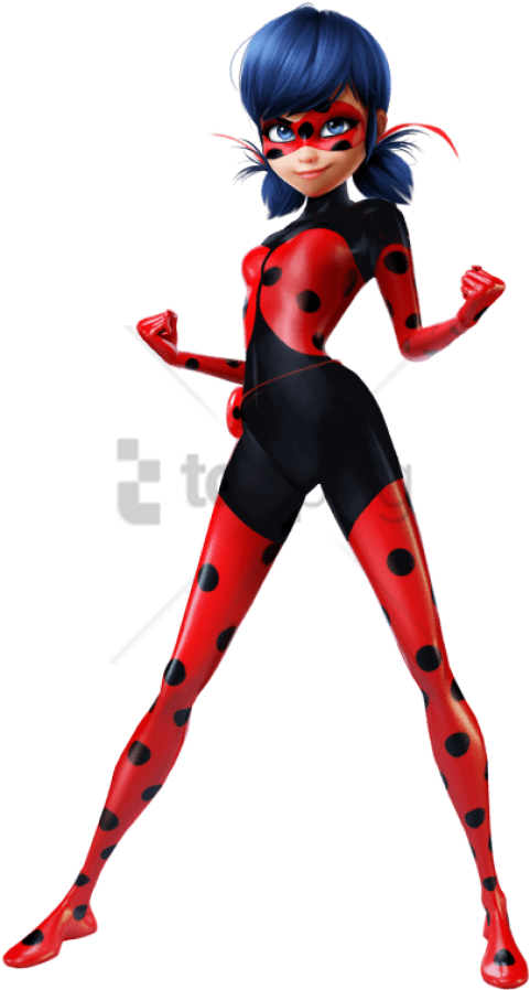 Ladybug Miraculous Png Pic (white, black)