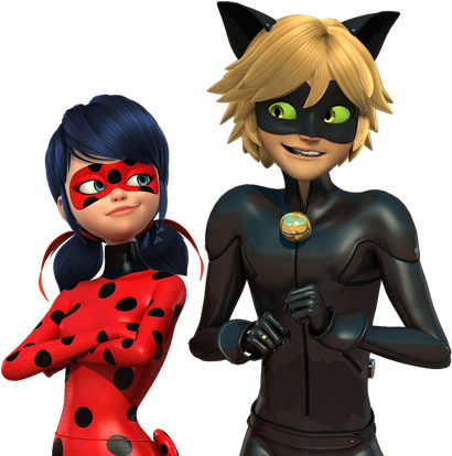 Ladybug Miraculous Png (black)