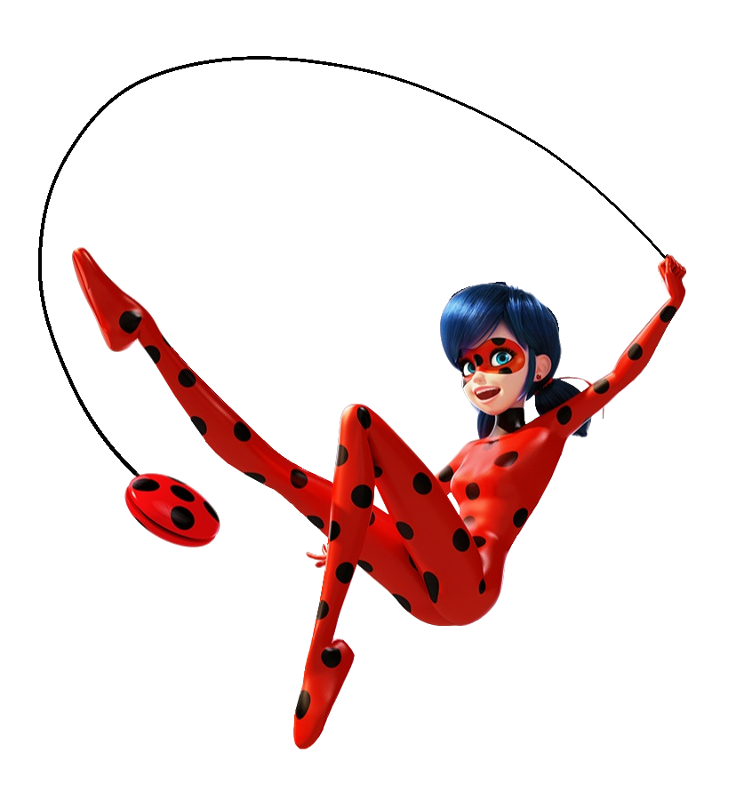 Ladybug Miraculous Transparent Png (maroon, black)