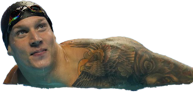 Caeleb Dressel Png Free Download (indigo, white, teal, black, olive)