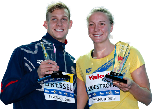 Caeleb Dressel Png Photos (black)