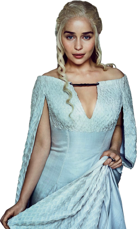 Daenerys Targaryen Png File (black, silver)