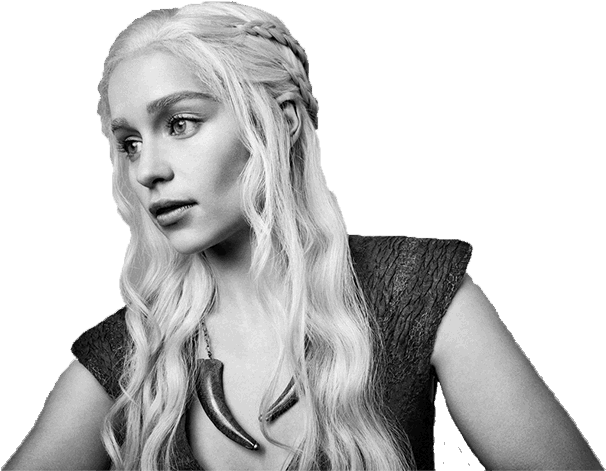 Daenerys Targaryen Png Image (black, silver)