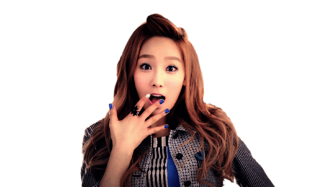 Taeyeon Png Pic (black, gray)