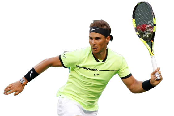 Rafael Nadal Png Isolated Pic (black, white)