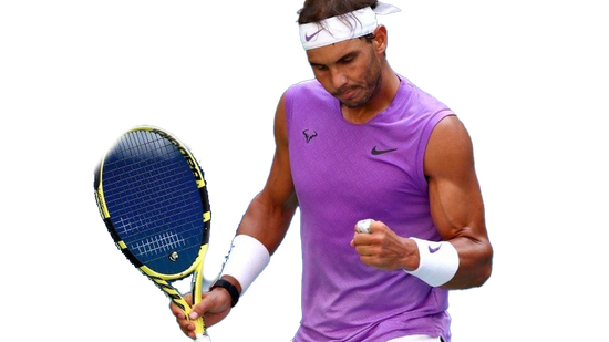 Rafael Nadal Transparent Png (gray, black, white)