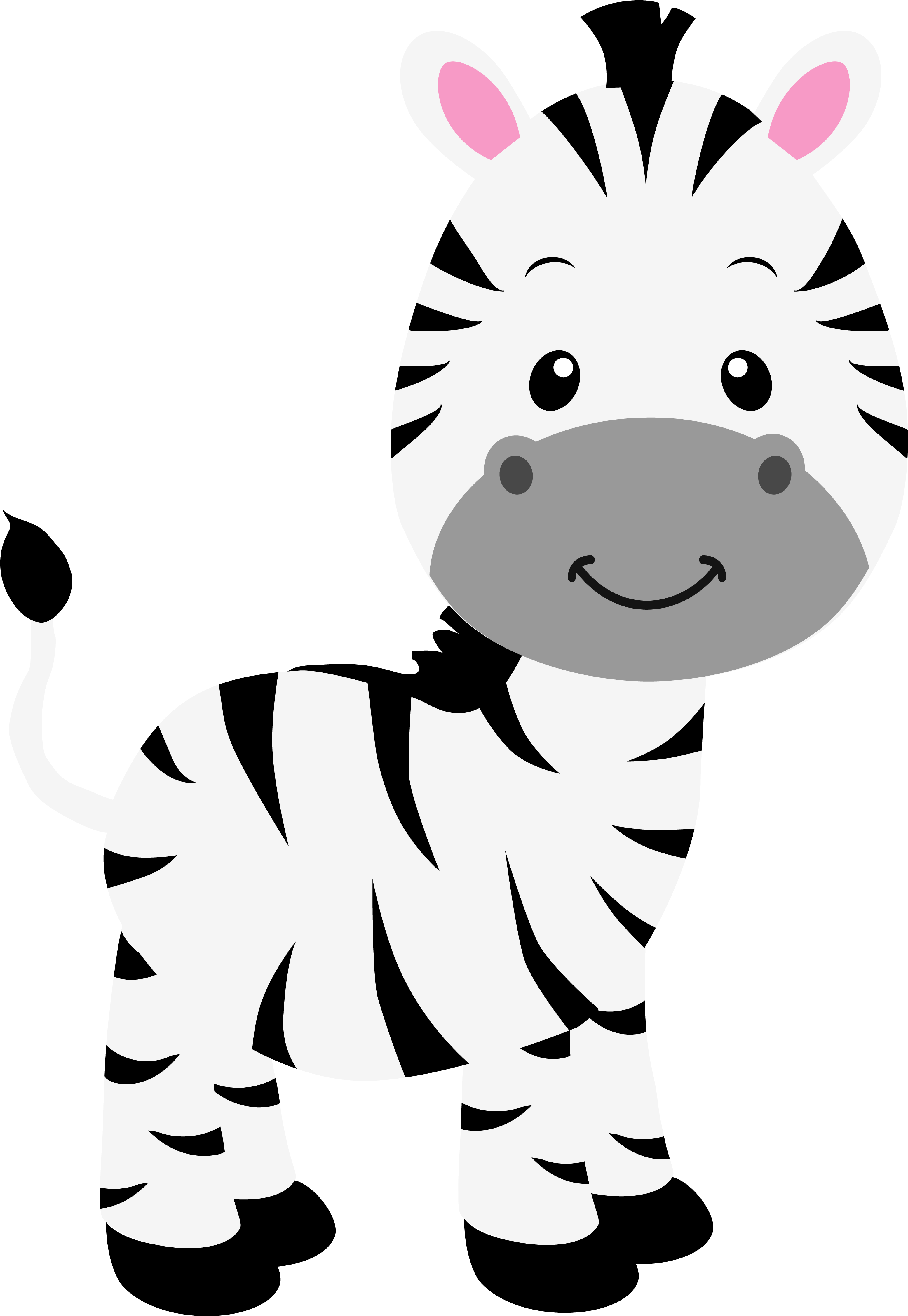 Safari Animal Png Hd Image (black, gray, white)