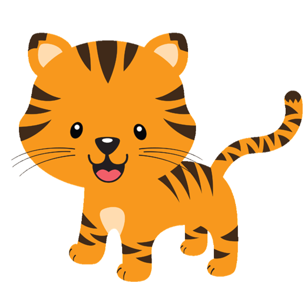 Safari Png Cutout (black, orange, pink)