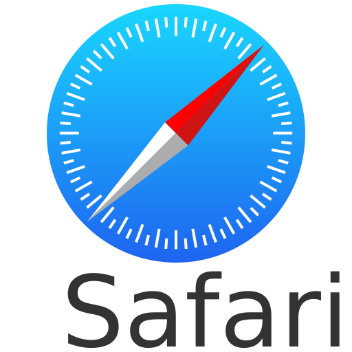 Safari Original Wordmark Logo Icon Free Nobackground Png Icon Download (greenish blue, black)