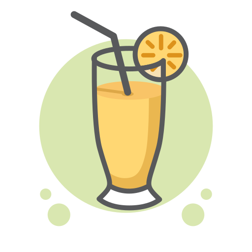 Cafe Fresh Drinks Orange Juice Restaurant Icon Free Png Icon Download (white, salmon, black, mint)