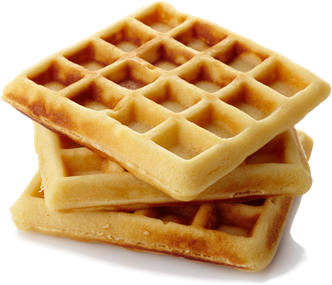 Waffles Transparent Background (maroon, black, pink, beige)