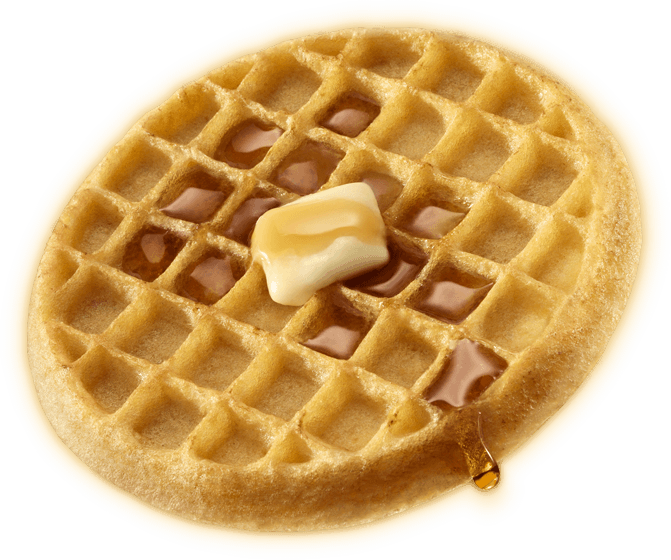 Waffles Transparent Png (black, orange)