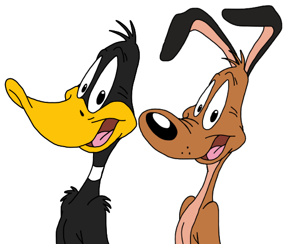 Daffy Duck Png Background (gold, black, chocolate, white)