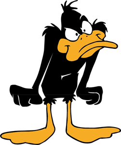 Daffy Duck Png Image Hd (black, gray, orange, white)