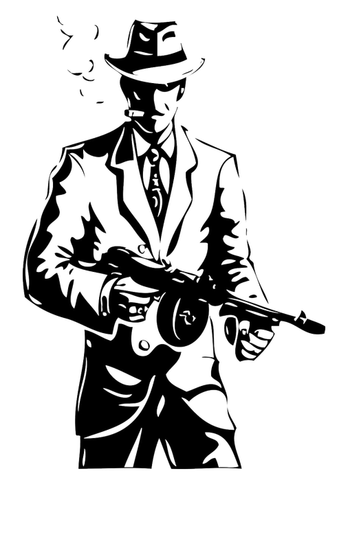 Mafia Png Pic (black)