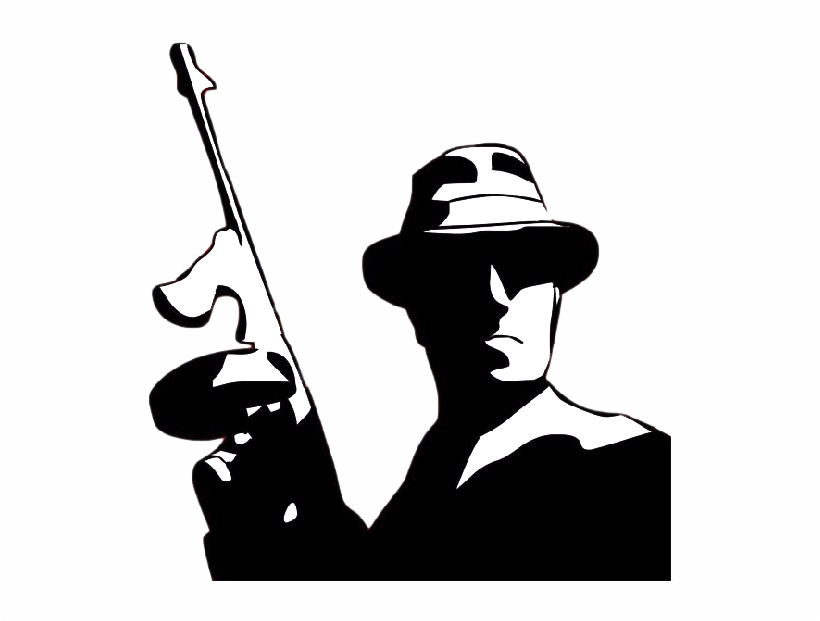 Mafia Png Transparent Image (white, silver, black)