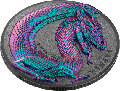 Fafnir Dragon Png Image (black, gray)