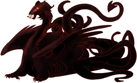 Fafnir Dragon Png Photo (black)