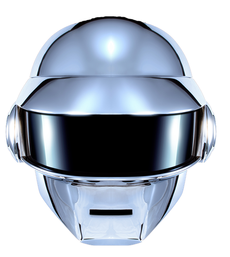 Daft Punk Png Photo (gray, lavender, black, white, silver)