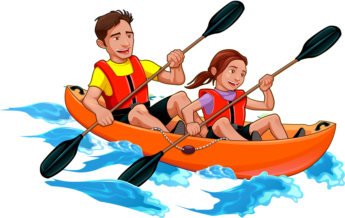 Rafting Download Png Image (red, chocolate, yellow, black, teal)