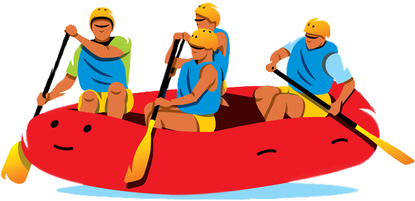 Rafting Png Isolated Image (red, maroon, chocolate, black, teal)