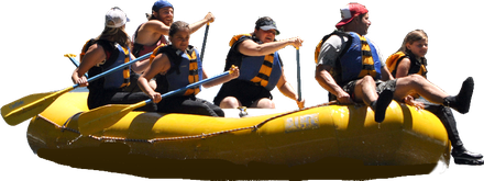 Rafting Png Isolated Photos (black)