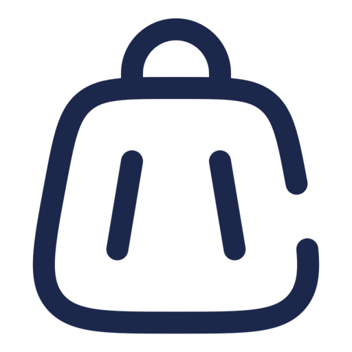 Bag 2 Free Transparent Png Icon Download (navy, black)