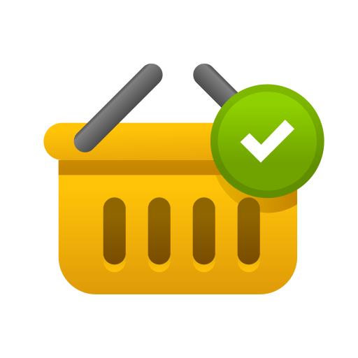 Bag Basket Cart Checkmark Ecommerce Shopping Store Free Png Icon Download (olive, gold, black, orange)